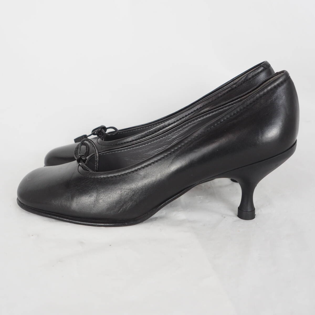 OK6059*BALLY*バリー*レディースパンプス*US6-23cm*黒_画像3