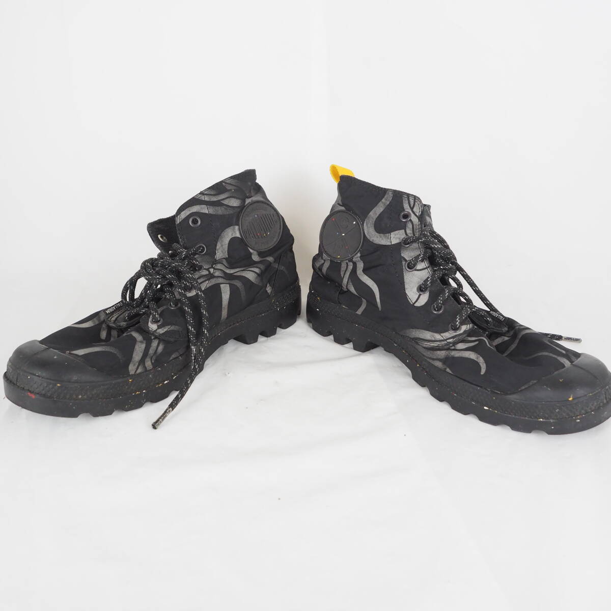 OK6454*PALLADIUM*パラディウム*メンズハイカットスニーカー*US9-27cm*黒_画像7