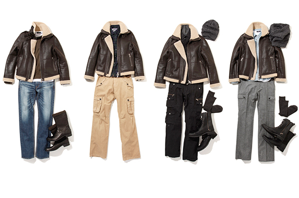 超希少 定16.8万 極美品 バーバリーブラックレーベル リアルムートン レザー B-3 アビエーター ジャケット M 黒 羊革 BURBERRY BLACK LABEL_画像10