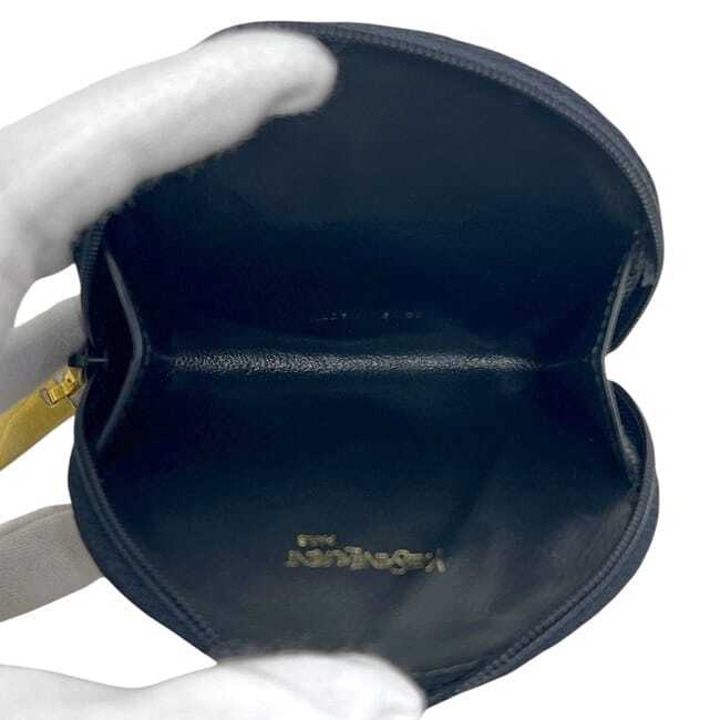 イヴサンローラン コインケース ec-24317 ブラック 小銭入れ 美品 レザー スタッズ 中古 YVES SAINT_画像5
