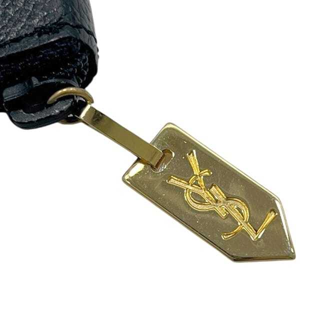 イヴサンローラン コインケース ec-24317 ブラック 小銭入れ 美品 レザー スタッズ 中古 YVES SAINT_画像8