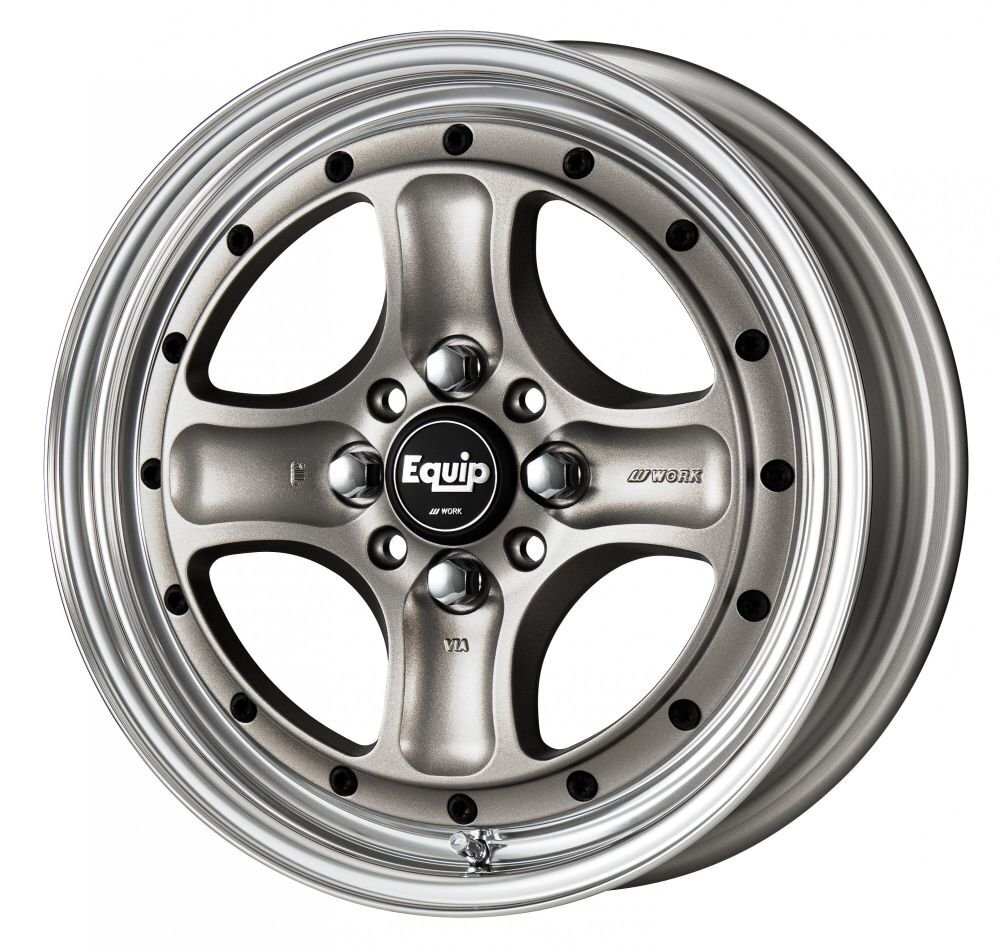 WORK エクイップ 40 15インチ×6.5J O/Hタイプ ワーク ホイール EQUIP BSL/SGL 15x6.5J