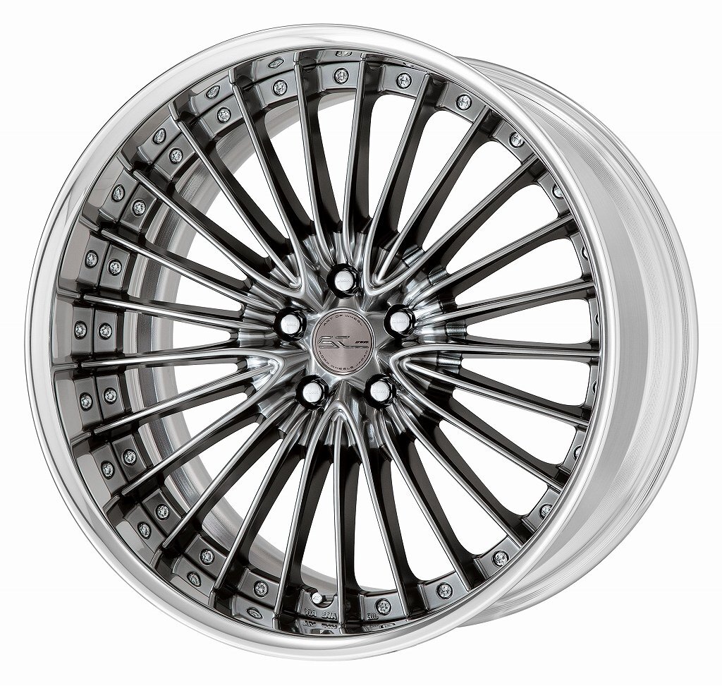 WORK シュヴァート グラソン 21インチ×10J FRリム ワーク ホイール SCHWERT GLASON BSB/SRS 21x10J