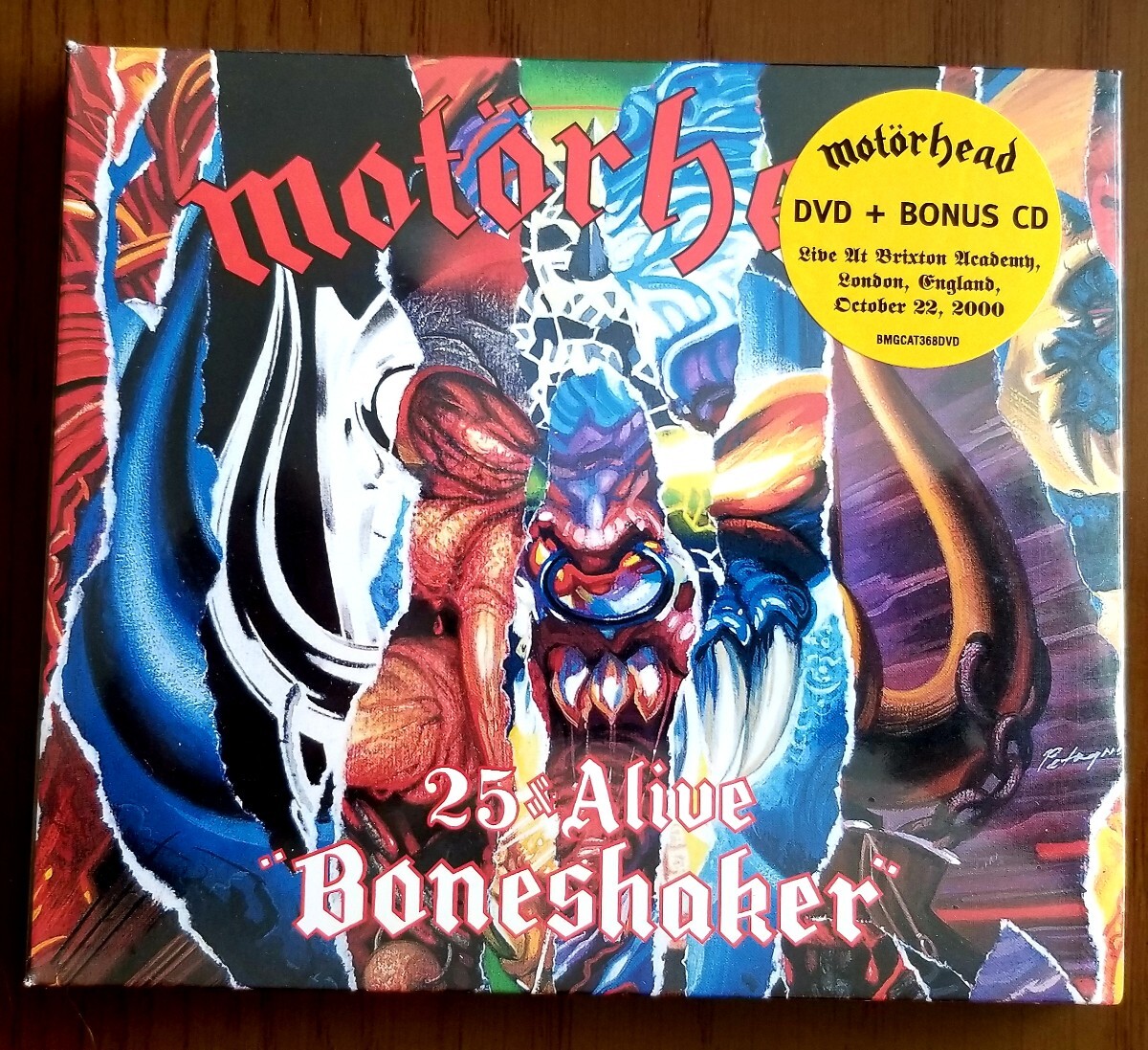新品 未開封 CD+DVD2枚組/25 & Alive Boneshaker/モーターヘッド /(ブライアン・メイ参加)輸入盤DVD/国内プレイヤー再生可能_画像1