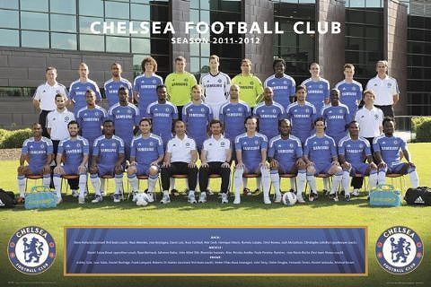 Chelsea команда набор фотография 11/12 постер (psp0780)  Chelsea команда набор фотография 11/12 постер (psp0780)