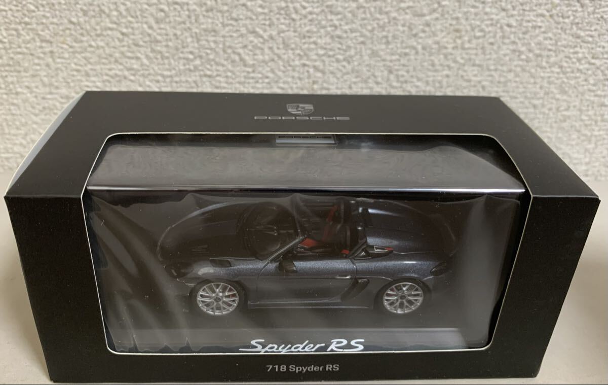 ◆未展示品！PORSCHE 特注 1/43 ポルシェ / Porsche 718 Spyder スパイダー RS_画像4