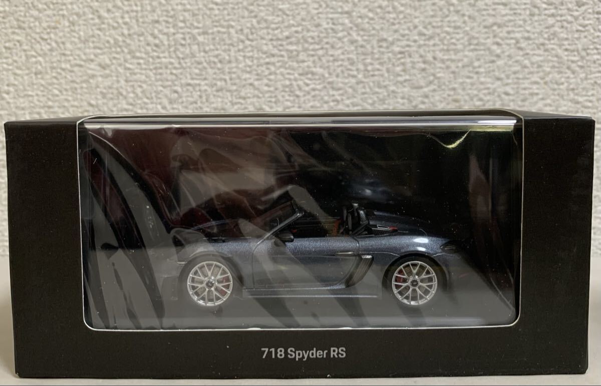 ◆未展示品！PORSCHE 特注 1/43 ポルシェ / Porsche 718 Spyder スパイダー RS_画像2