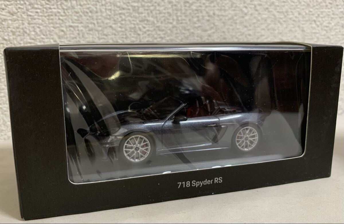 ◆未展示品！PORSCHE 特注 1/43 ポルシェ / Porsche 718 Spyder スパイダー RS_画像3