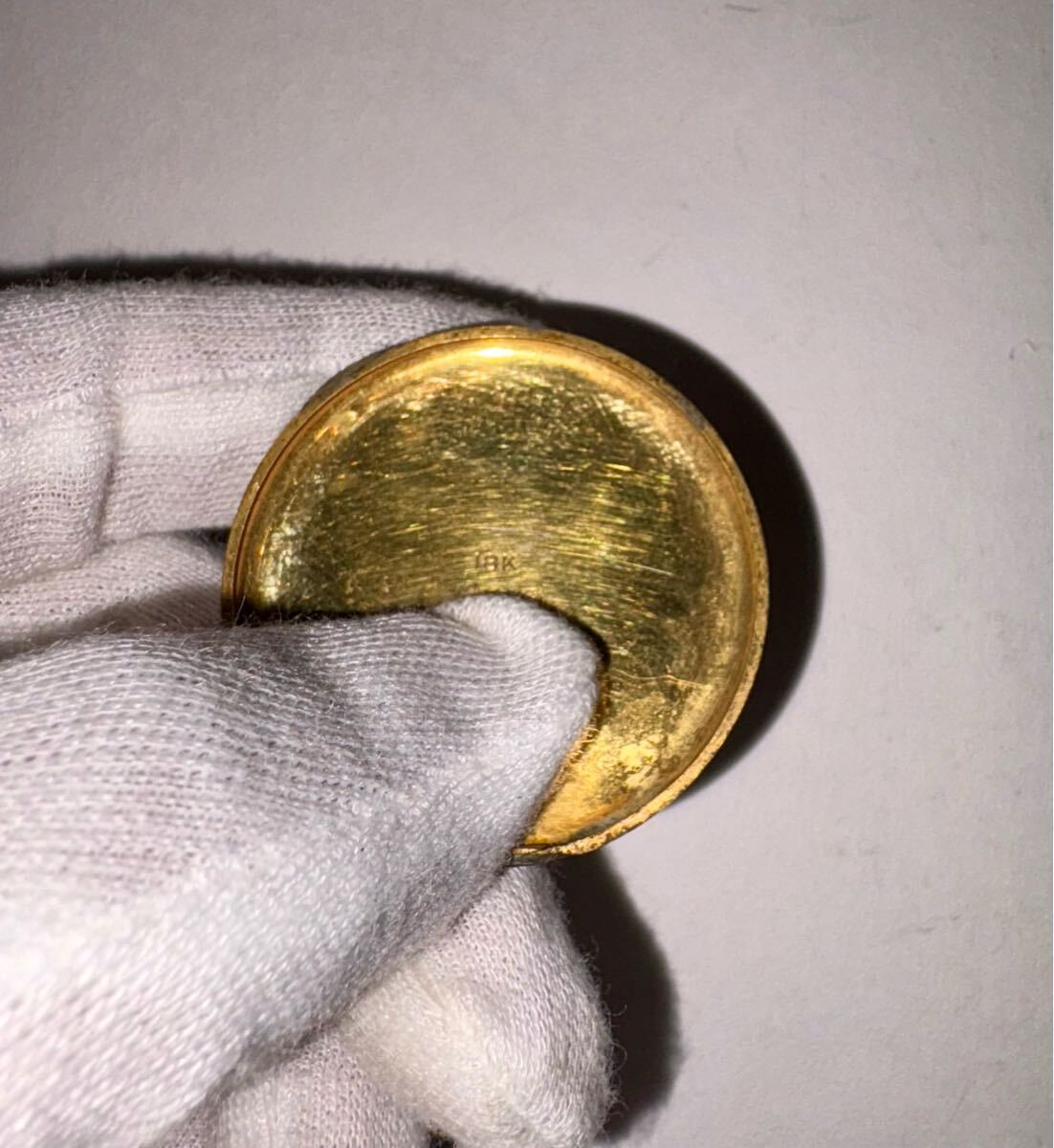 【1円スタート／18kまとめ】懐中時計 18K金無垢 BURBERRY シルバー×K18 ネックレス GOLD PARK 砂金　プラチナ万年筆 18Kペン先 まとめ_画像6