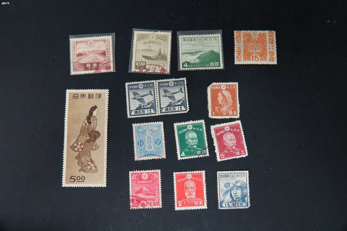 G8s75 切手おまとめ 日本切手 見返り美人他 真贋不明 ネコパケ_画像1