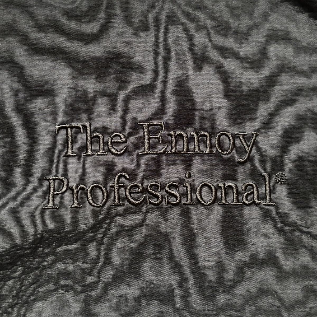 【The Ennoy Professional*エンノイ プロフェッショナル* NYLON TRACK SUIT JACKET＆PANTS*2021年製*TRIPLE BLACK*Lサイズ】_画像4
