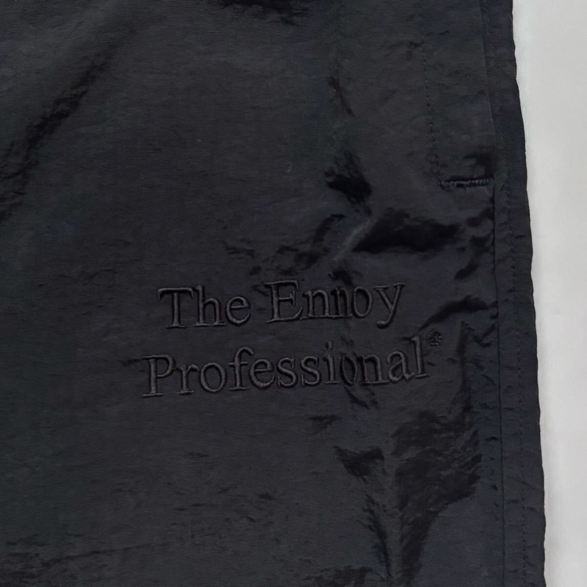 【The Ennoy Professional*エンノイ プロフェッショナル* NYLON TRACK SUIT JACKET＆PANTS*2021年製*TRIPLE BLACK*Lサイズ】_画像7