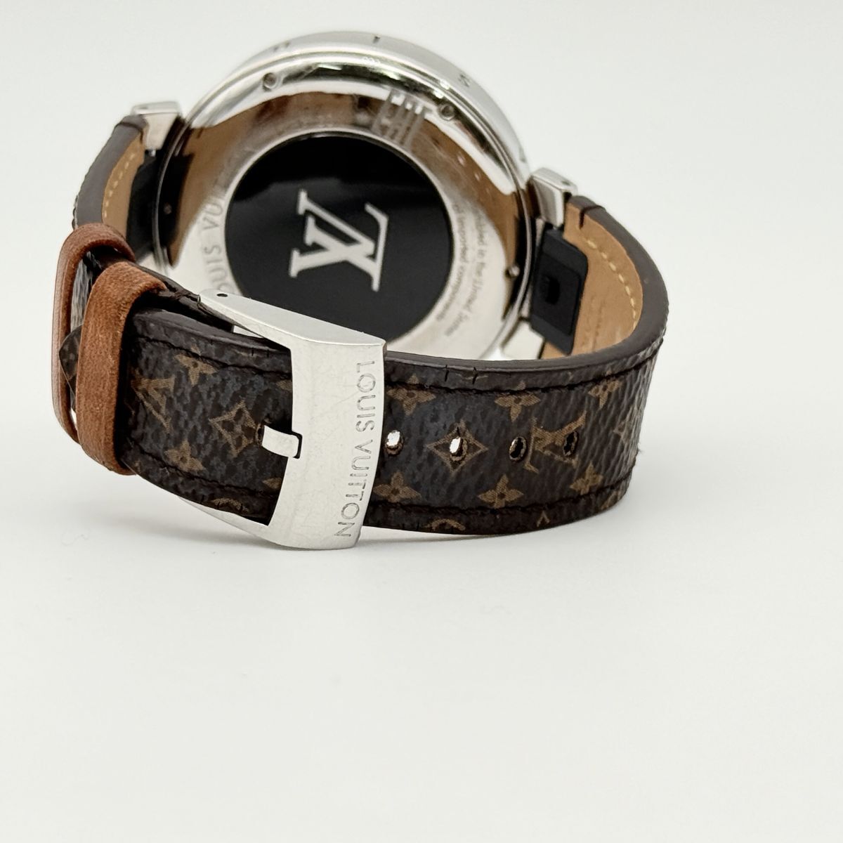 K8216 LOUIS VUITTON ルイ・ヴィトン タンブール ホライゾン QA050Z UB3183 スマートウォッチ 稼働品 箱 ギャラ 充電器 チャーム×2_画像6