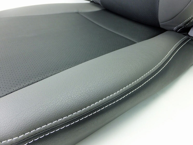 RECARO シートカバー LX-F 2017年~モデル スポーツシートカバー グレー×センターブラック G-Bring/ジーブリング (GBRC-004GB_画像2