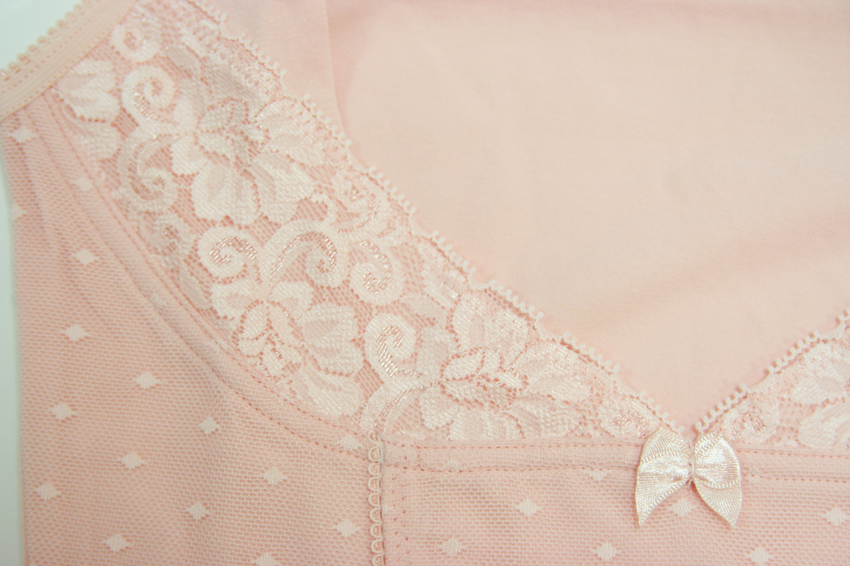 送料無料◆お腹引き締め効果◆美ボディメイク◆細身シルエット◆ソフト補整◆綿95%◆バスト寄せ上げ◆リフトアップシェイパー(M/ピンク)_画像8