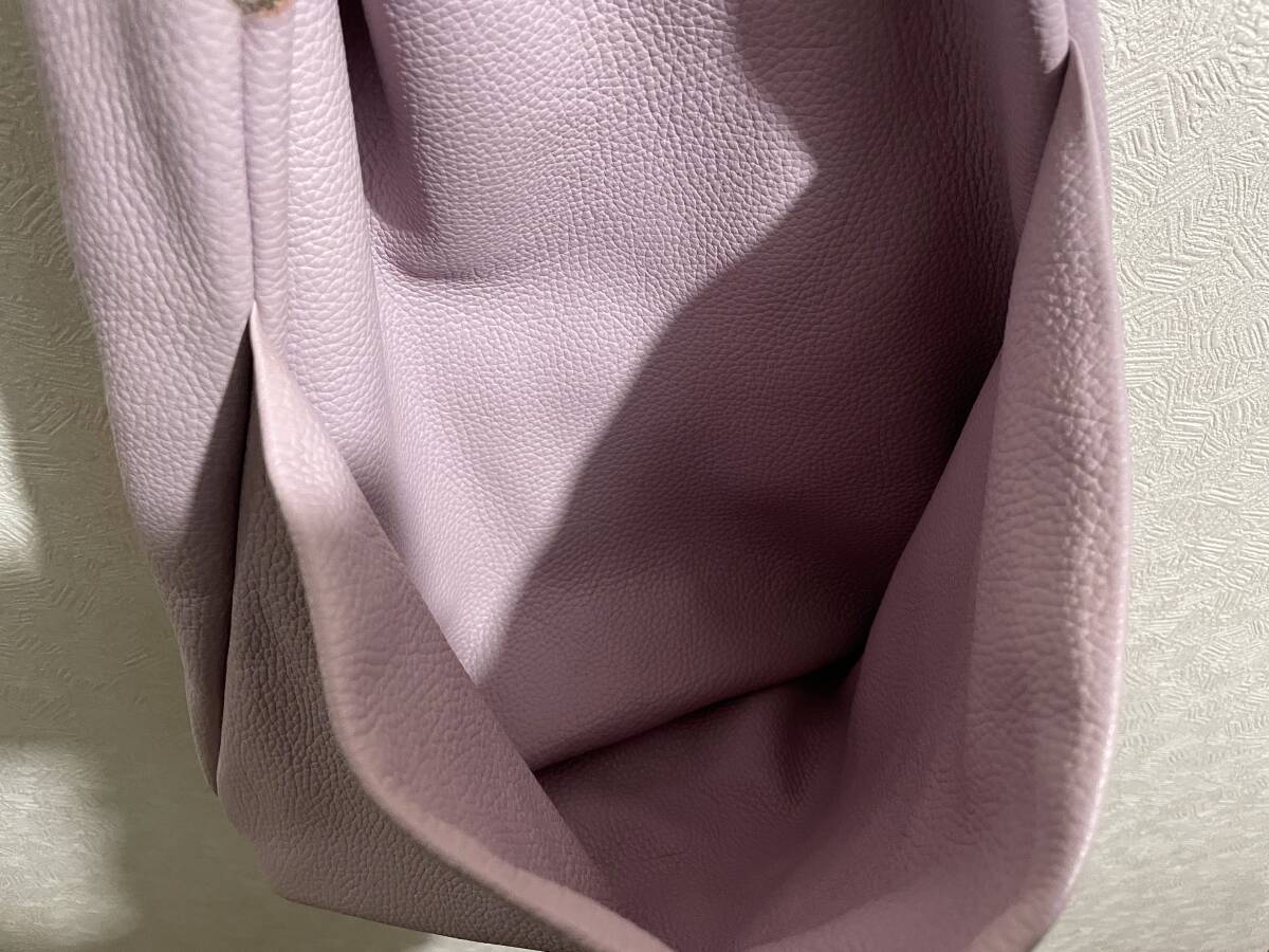 ◯ イタリア製 JIL SANDER レザー トート バッグ / ジルサンダー シュリンク ショッパー ジャバニーズ ライト ピンク Ladies #Sirchive_画像7