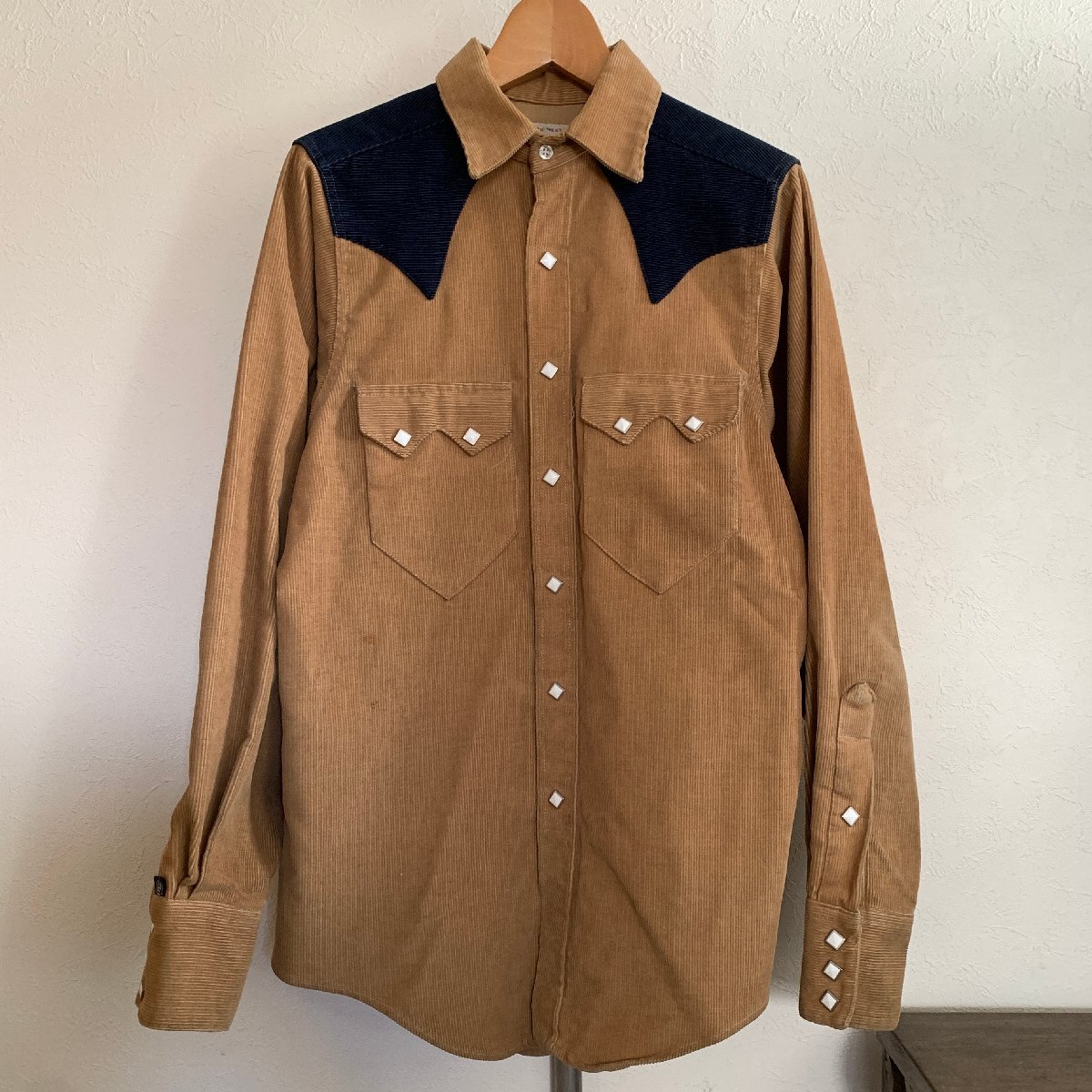 アメリカ古着 80年代 ロックマウント コーデュロイ ウエスタン シャツ U.S Used Clothing Rockmount Ranch Wear Corduroy Western Shirt_画像2
