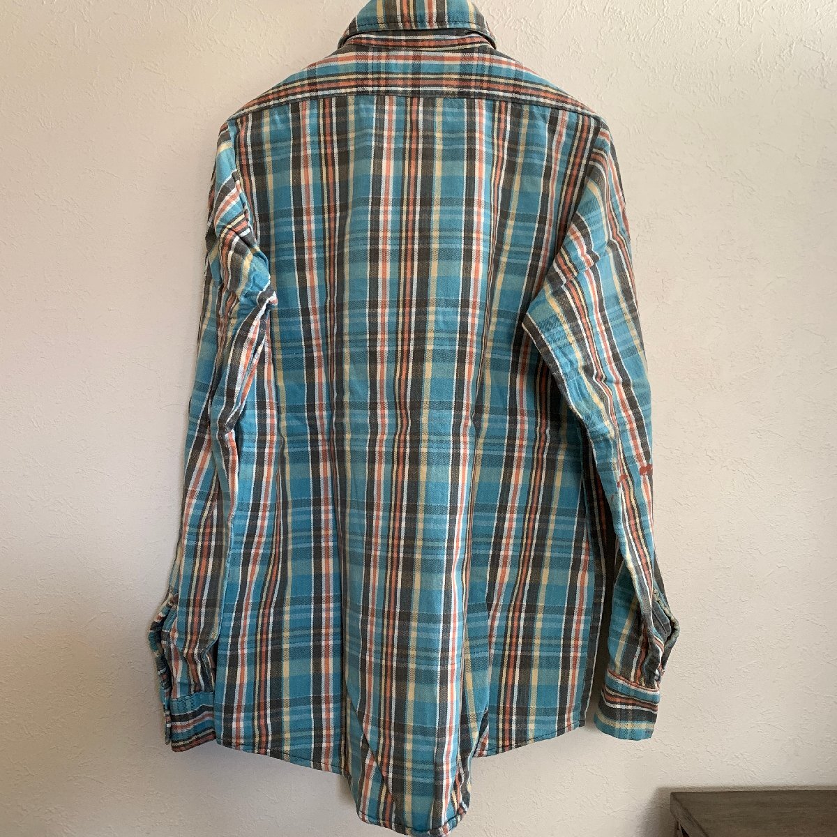 アメリカ古着 70年代 ビンテージ ミスターレッグス ライト ネルシャツ U.S Used Clothing Vintage Mr.Leggs Lightweight Flannel Shirt_画像3