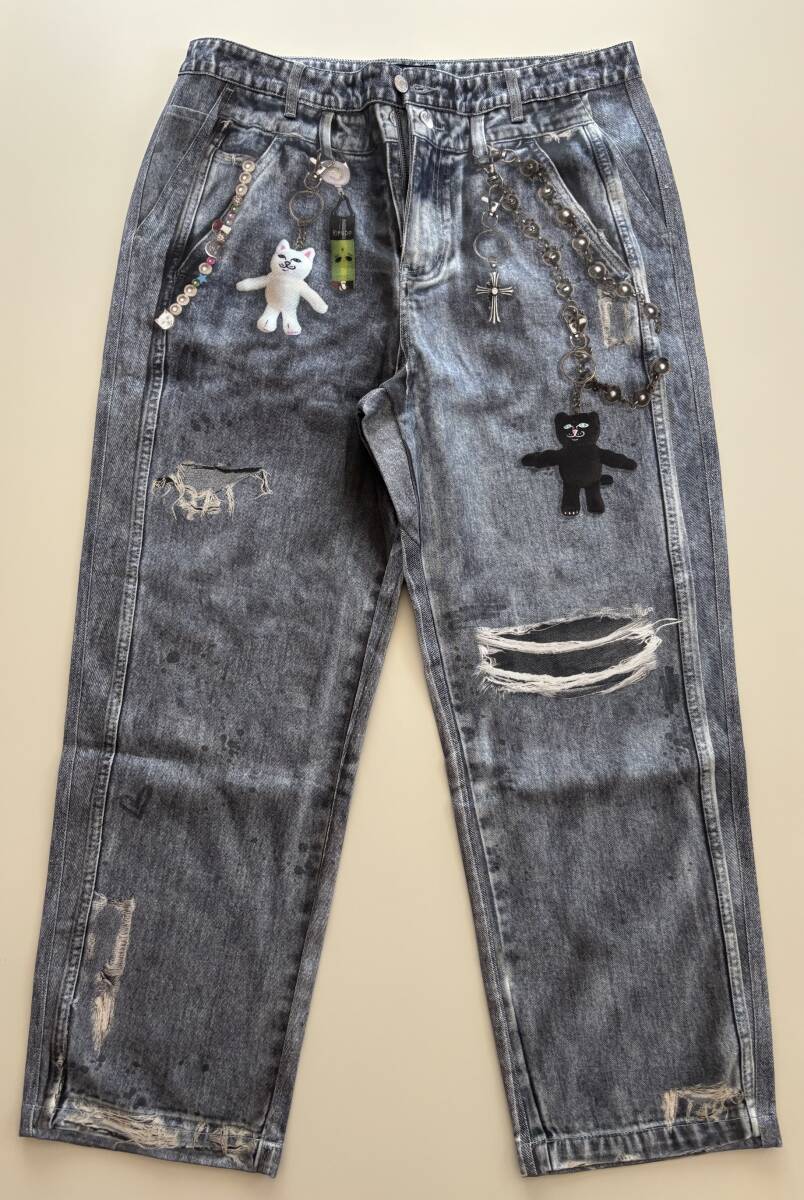 RIPNDIP リップンディップ Real Straight Leg Denim Pants_画像1