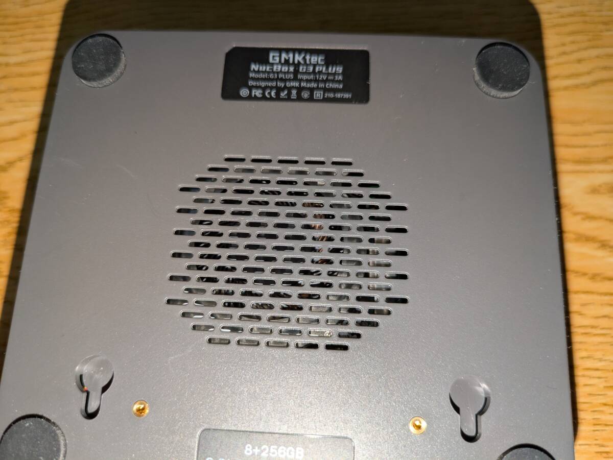 GMKtec ミニPC G3SミニPC mini pc 8GB+256GB SSD 小型デスクトップ 4コア/4スレッド 最大3.6GHz USB3.3×4/HDMI×2 Windows 11 Pro★美品_画像2