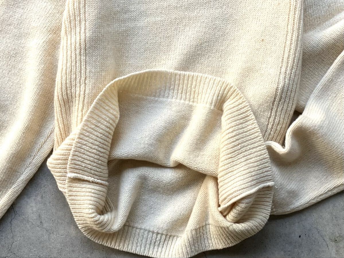 フランス製 APC タートルネック仕様 シェットランド ウールニットセーター 2 アーペーセー メンズ_画像9