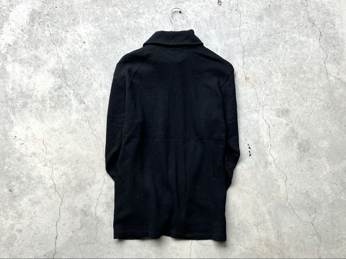 Y's for men タートルネック仕様 ウールニットセーター ワイズフォーメン ヨウジヤマモト メンズ 黒 ブラック_画像3