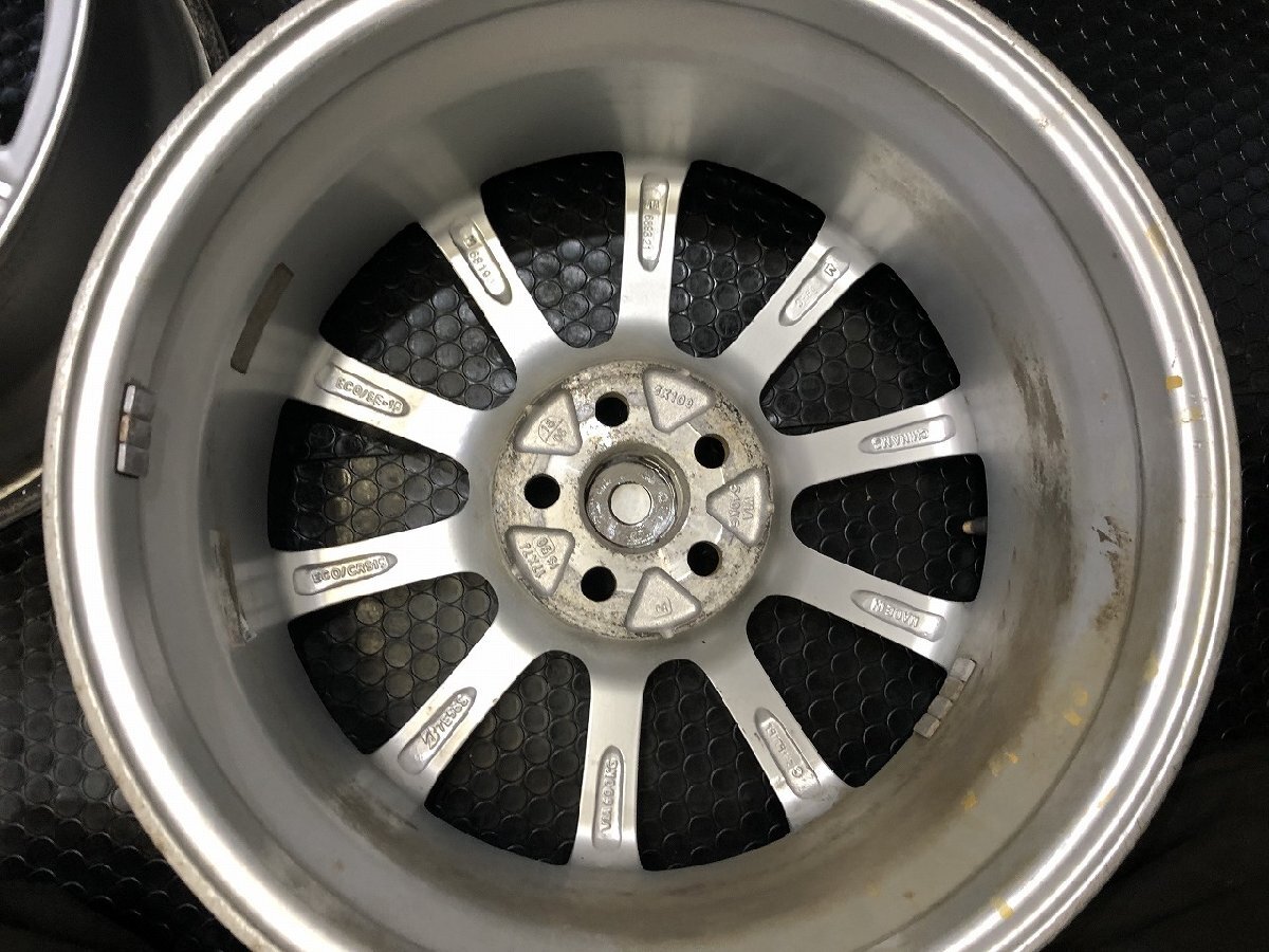 BS BRIDGESTONE ECO FORME エコフォルム 社外ホイール 17インチ 4本 7J5HPCD100+50 トヨタ設計 プリウス カローラ等　(VHF573)_画像10