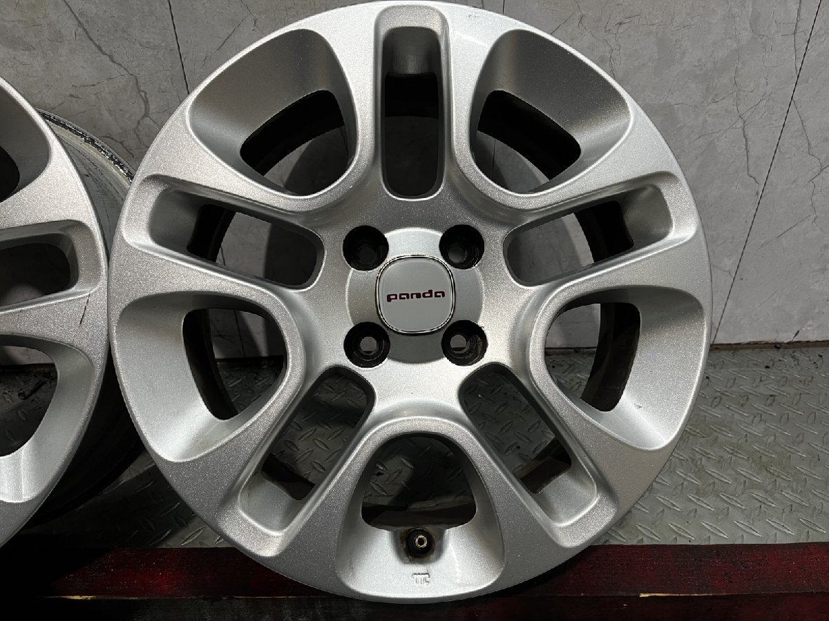 FIAT Panda フィアット パンダ 純正ホイール 15インチ 4本 6J4HPCD98+35 (MHA717)_画像2
