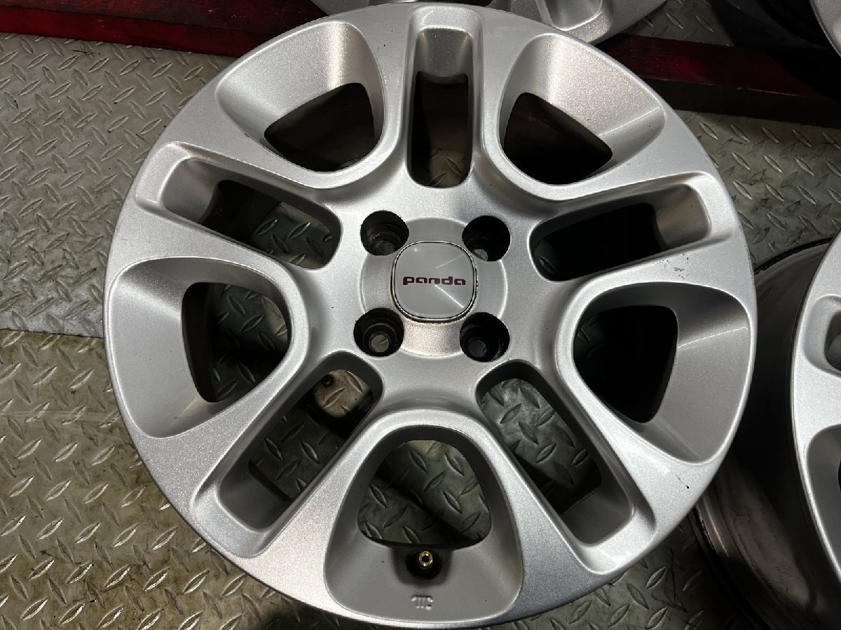 FIAT Panda フィアット パンダ 純正ホイール 15インチ 4本 6J4HPCD98+35 (MHA717)_画像4