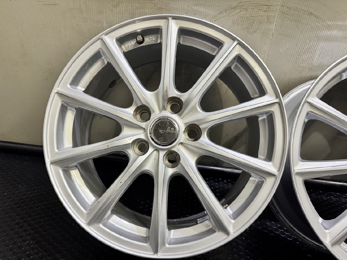 BS BRIDGESTONE ECO FORME エコフォルム 社外ホイール 17インチ 4本 7J5HPCD114.3+45 トヨタ専用設計 60プリウス等　(VHJ516)_画像5