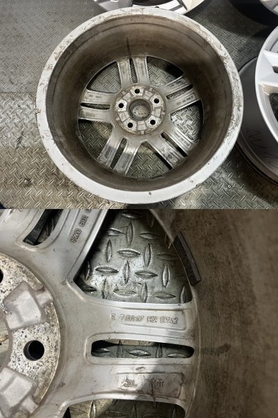 audi 8W A5/S5 純正ホイール 17インチ 4本 7J5HPCD112+42 (MHE246)_画像10