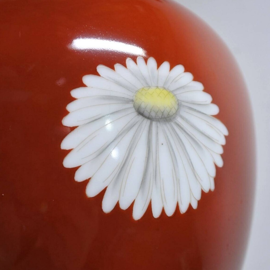 レア Noritake ノリタケ 昭和24年5月 味の素増資記念 白菊シリーズ 花瓶 花器 _画像7