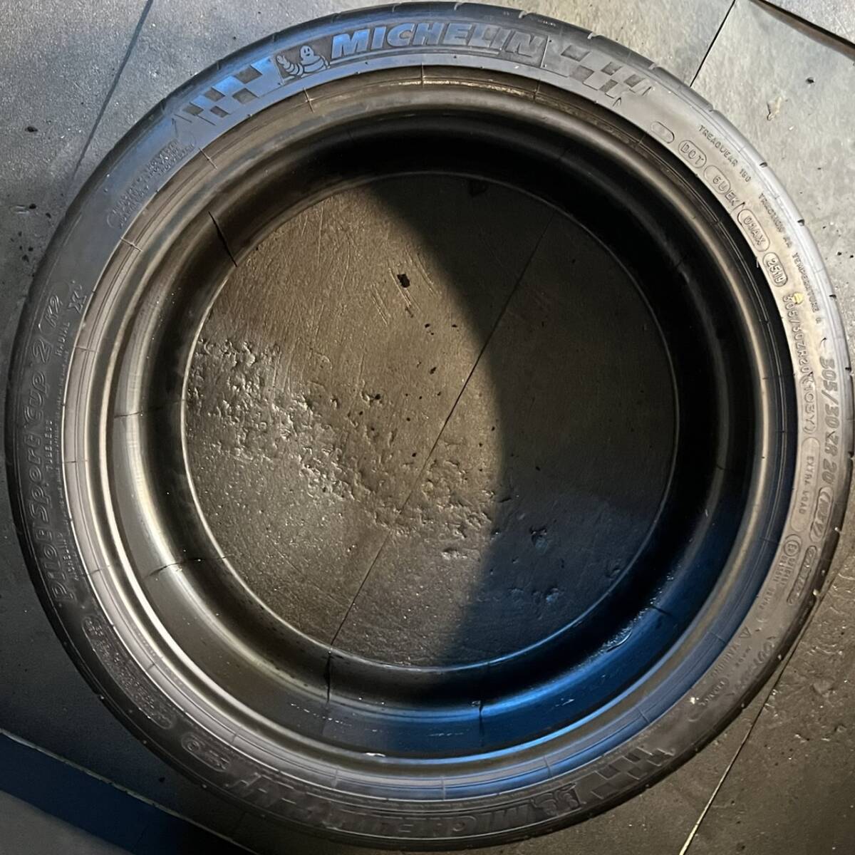 2019年製 約7.2分山 ミシュラン　MICHELIN パイロット　Pilot Sport Cup 2 K2 305/30R20 2本　送料無料 h_525_画像5