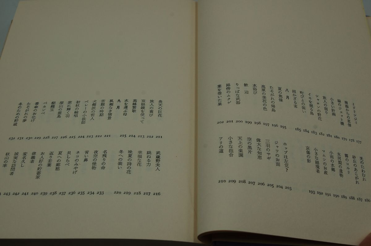 串田孫一 ほか『自然手帖』雪華社　1968年初版カバ帯　尾崎喜八、太田黒克彦、下村兼史 ほか　絵 牧野四子吉_画像6
