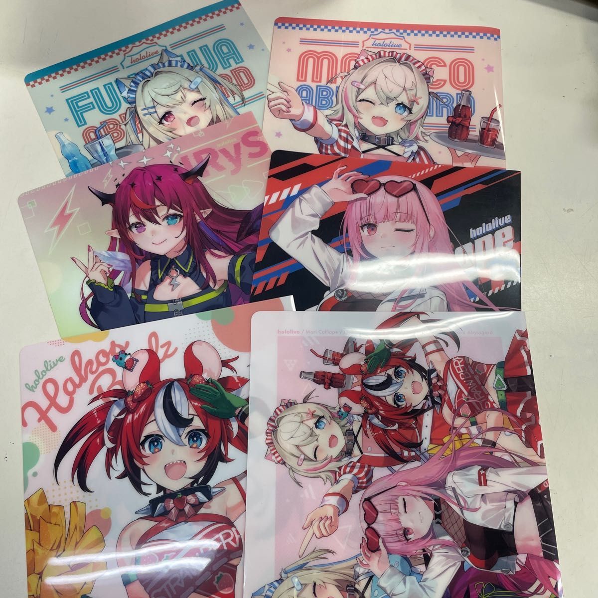 6枚　ホロライブ クリアファイル_画像1