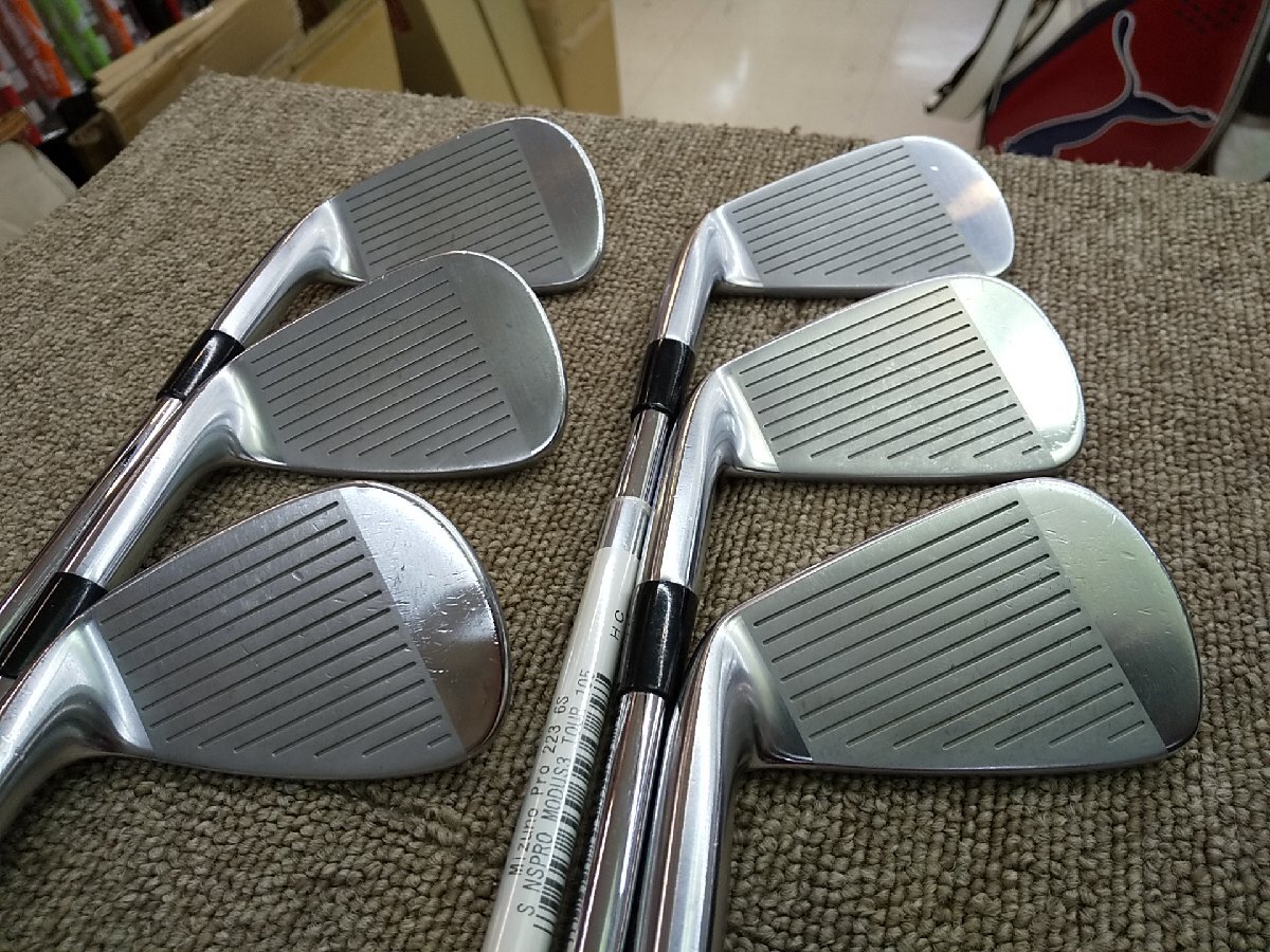 【◇打感と性能の両立】◆ミズノ Mizuno Pro 223 アイアン/6本◇NS PRO MODUS3 TOUR 105(S) 【◇中古良品】 *MP@1*S*555_画像6