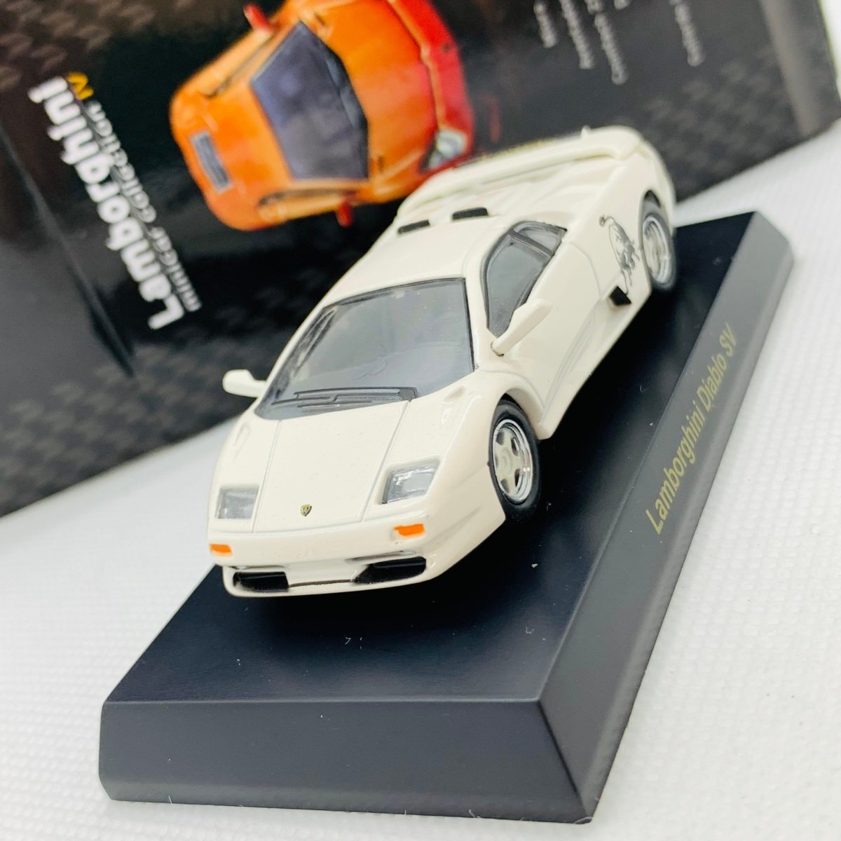 中古品 Kyosho 京商 ランボルギーニ ミニカーコレクション4 1/64 Diablo SV ディアブロ SV ホワイト_画像1
