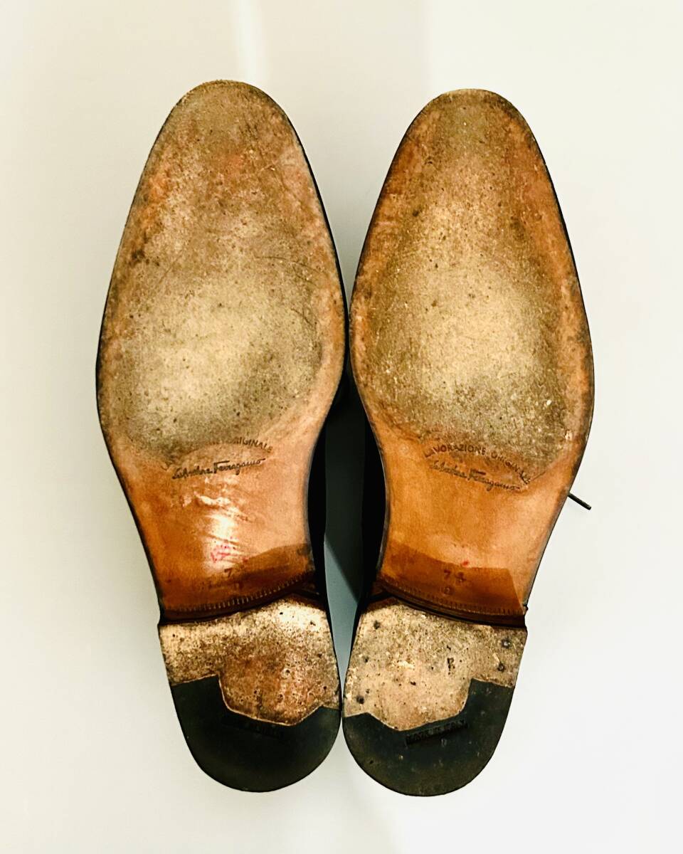 Salvatore Ferragamo( Ferragamo )[ колпак tu обувь (SIZE: 7 1/2 D,COLOR: BLACK)](USED)