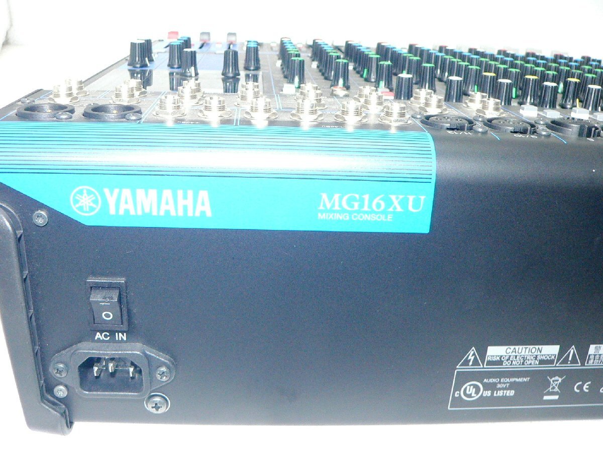ジャンク YAMAHA MG16XU アナログミキサー 16チャンネル MG16XU 通電確認のみ_画像5