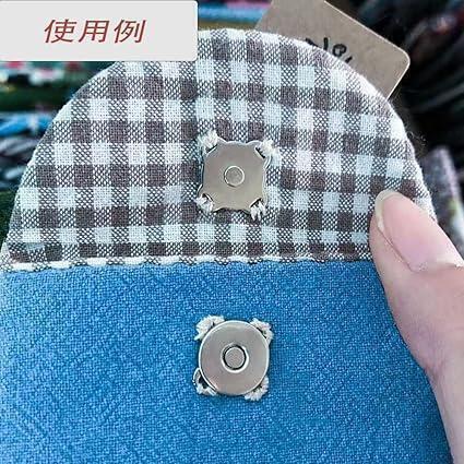 Y067 マグネット ホックボタン 縫い付け 18㎜ 10個セットの画像3