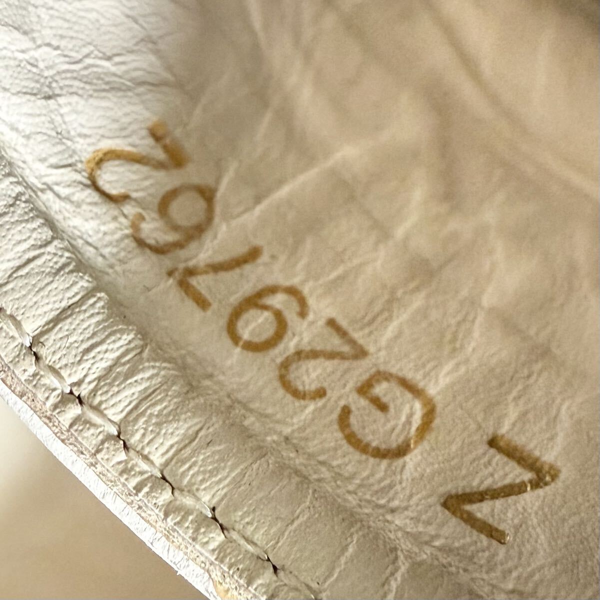 CHANEL シャネル エスパドリーユ ココマーク フラットシューズ レザー ホワイト 38 24.5cm レディース靴 スリッポン_画像8