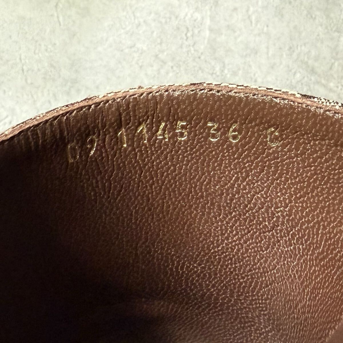 GUCCI グッチ GGキャンバス ミュール ブラウン 36C 23cm サンダル
