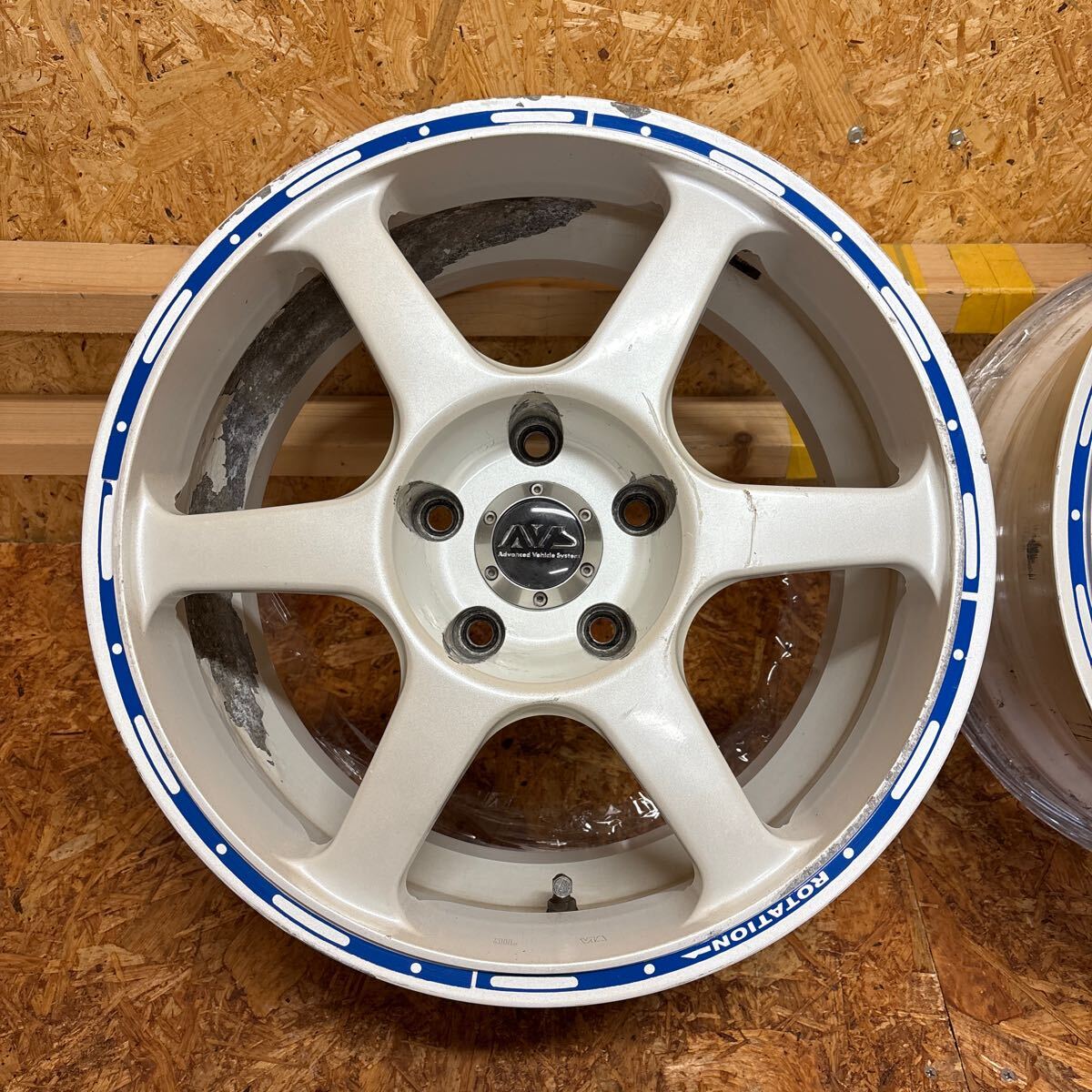 希少☆アドバン☆AVS☆モデル6☆16×8J+35☆スカイライン シルビア 180SX チェイサー 走り屋 ドリフト JDM_画像2