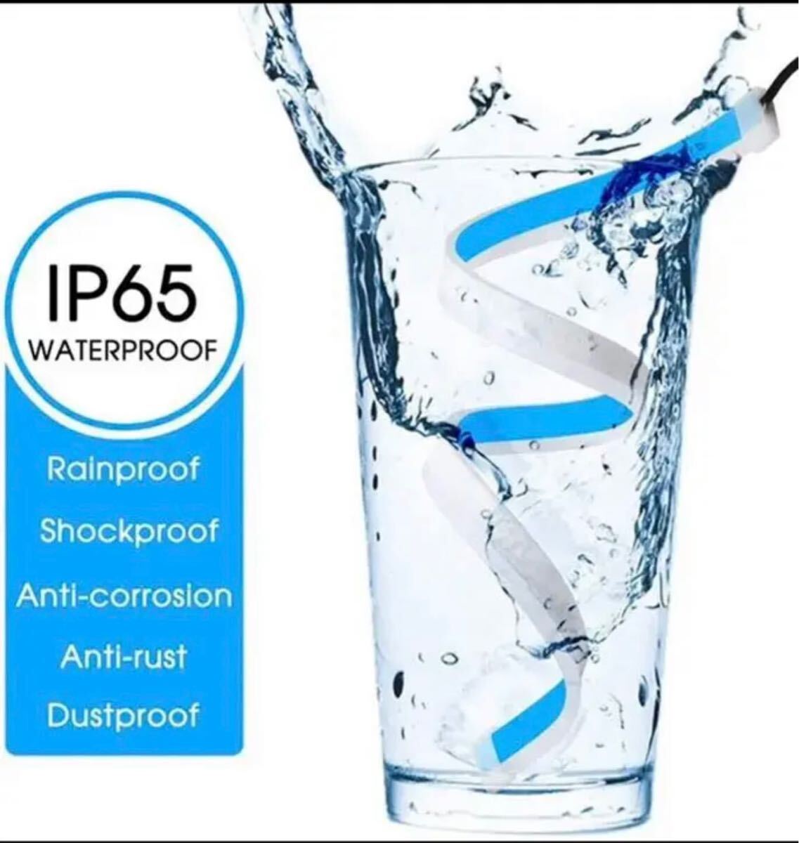 シーケンシャルウインカー 車用LEDテープ 防水 流れるウインカー_画像2