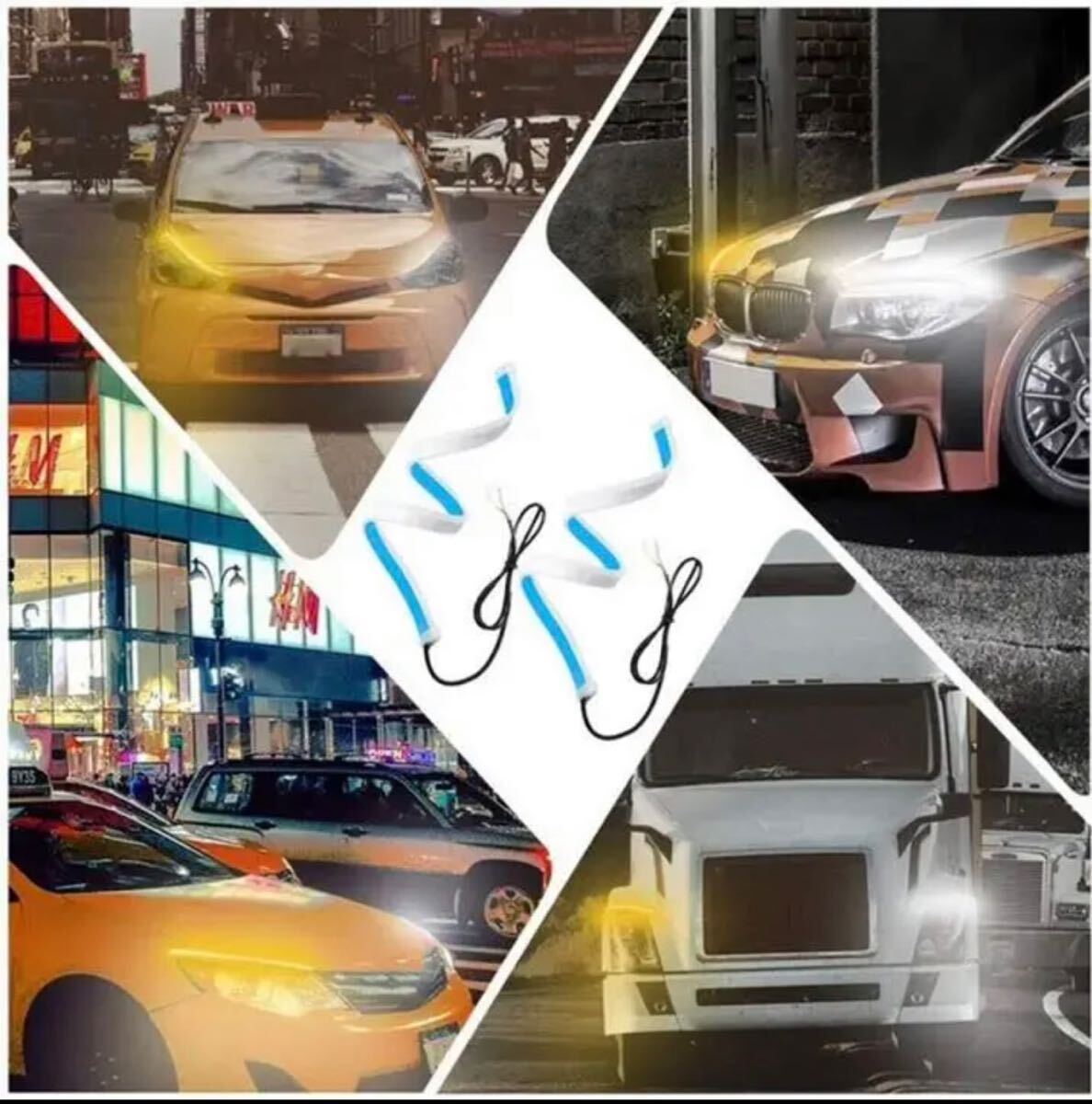 シーケンシャルウインカー 車用LEDテープ 防水 流れるウインカー_画像8