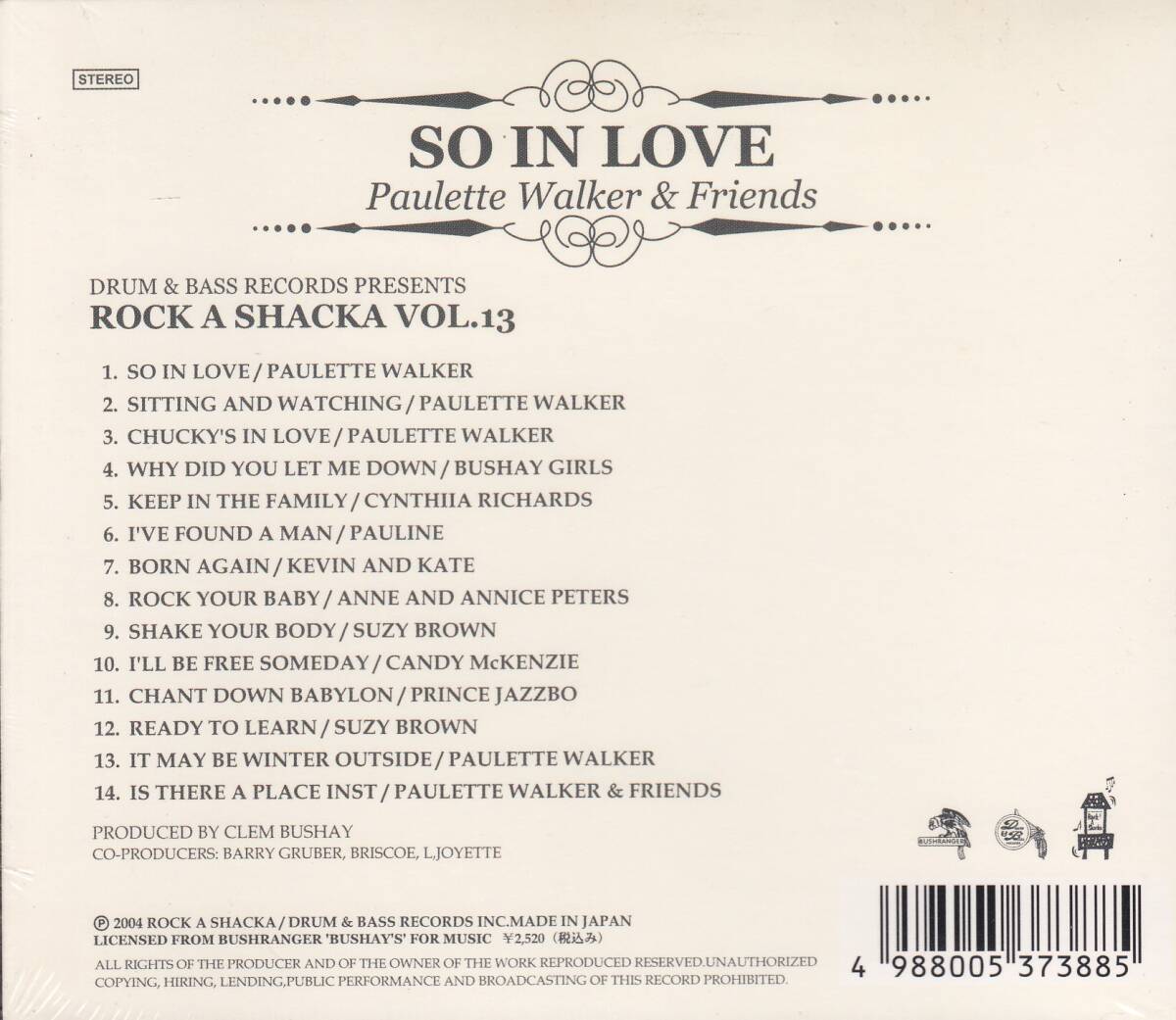 国 VA Paulette Walker & Friends Rock A Shacka Vol.13 So In Love 未開封◆規格番号■DBCD-013◆送料無料■即決●交渉有_画像2