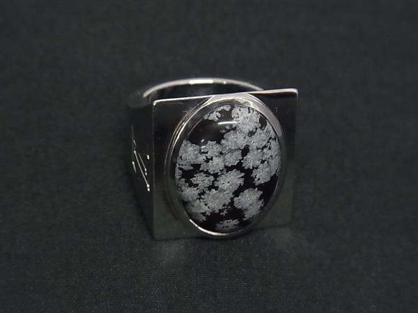 1円 LOUIS VUITTON ルイヴィトン M64903 シェバリエール スノーフロー SV925 リング 指輪 アクセサリー 約13号 メンズ シルバー系 BM9396
