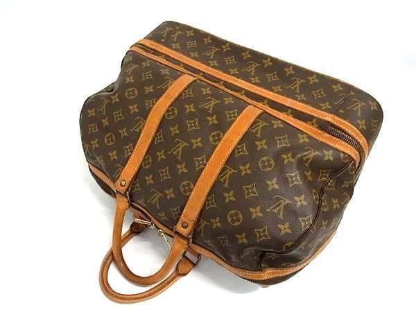 1円 LOUIS VUITTON ルイヴィトン M41444 モノグラム サック スポーツ ボストンバッグ ハンドバッグ 旅行かばん ブラウン系 FU2599_画像3