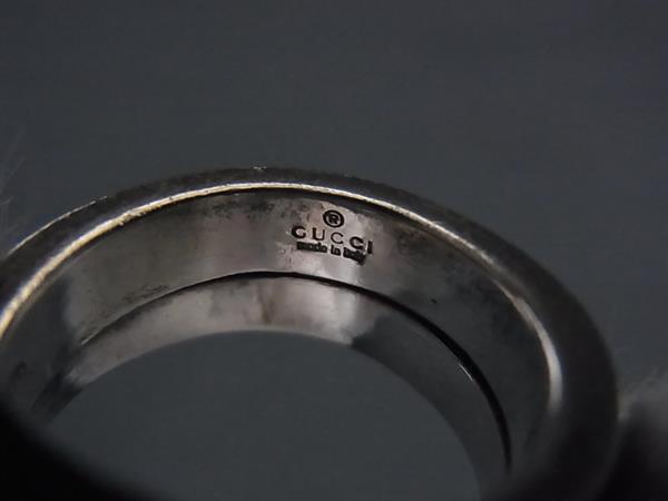 1円 GUCCI グッチ スネーク スパイラル SV925 リング 指輪 アクセサリー 表記サイズ 11 (約8号) レディース メンズ シルバー系 FP7747_画像4