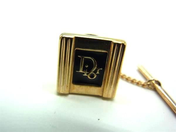 ChristianDior Christian Dior Logo plate галстук булавка Thai цепь аксессуары джентльмен мужской оттенок золота DY0273